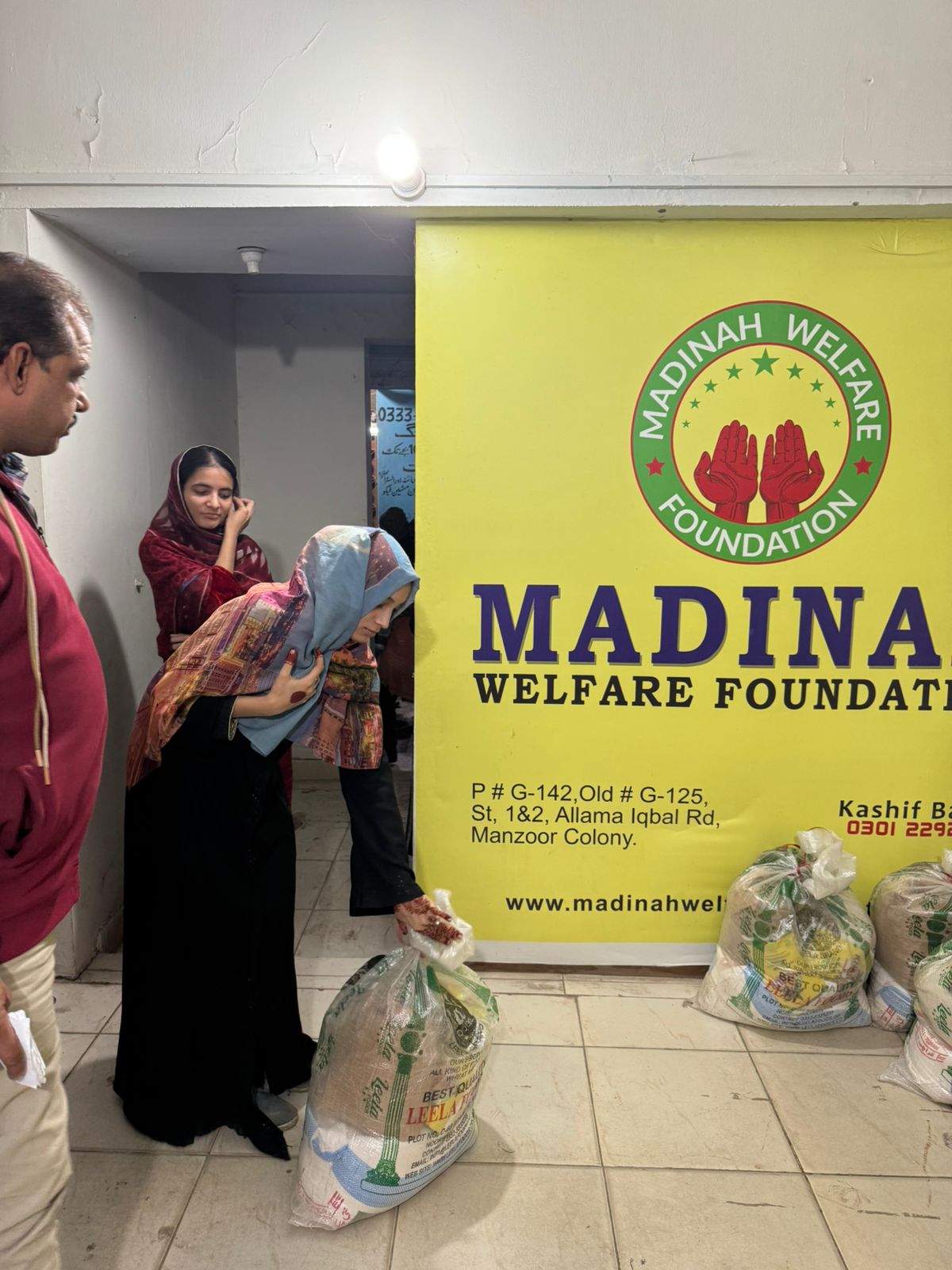 Helping by charity
